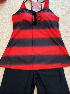 Summermae Tankini Swimsuit XL – Worn Once! Boyshort Bottoms, Like New